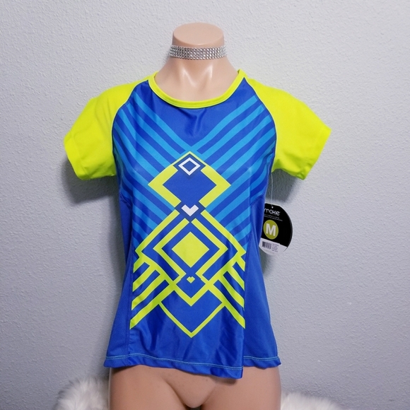 NEW Moxie contour color block tee jersey cycling MEDIUM - Picture 1 of 4